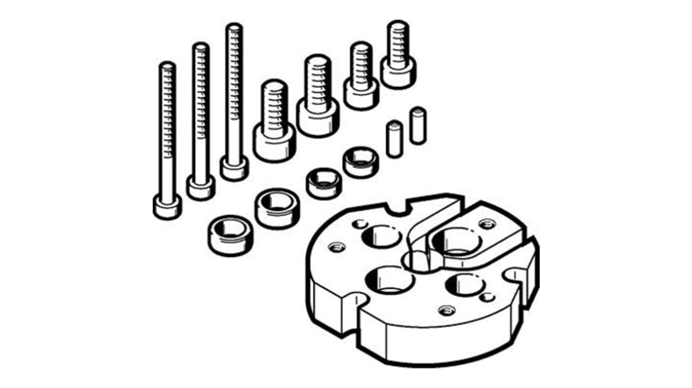 Adaptador Festo HAPG-SD2-32, For Use With Cilindro neumático y actuador