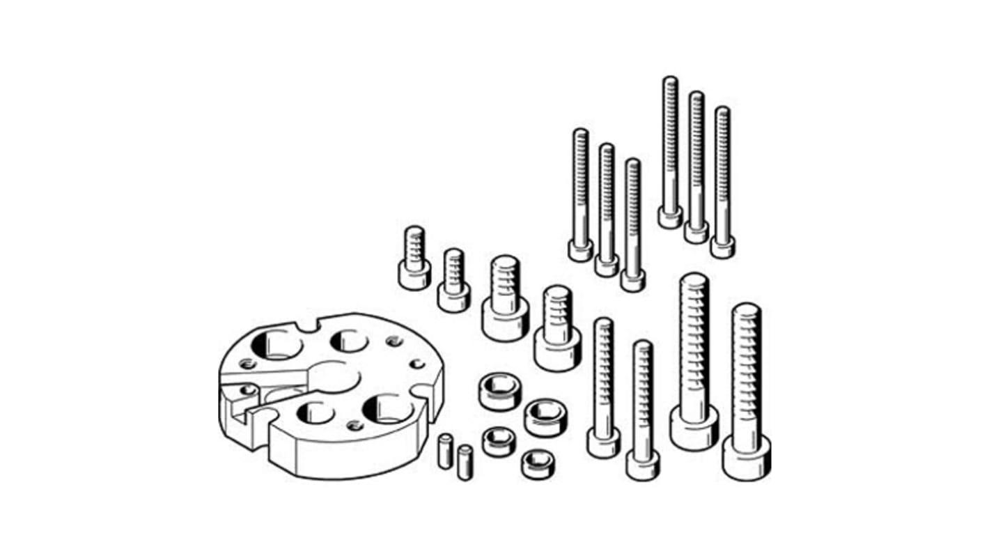 Festo Adapter HAPG-SD2-33, For Use With Pneumatic Cylinder & Actuator