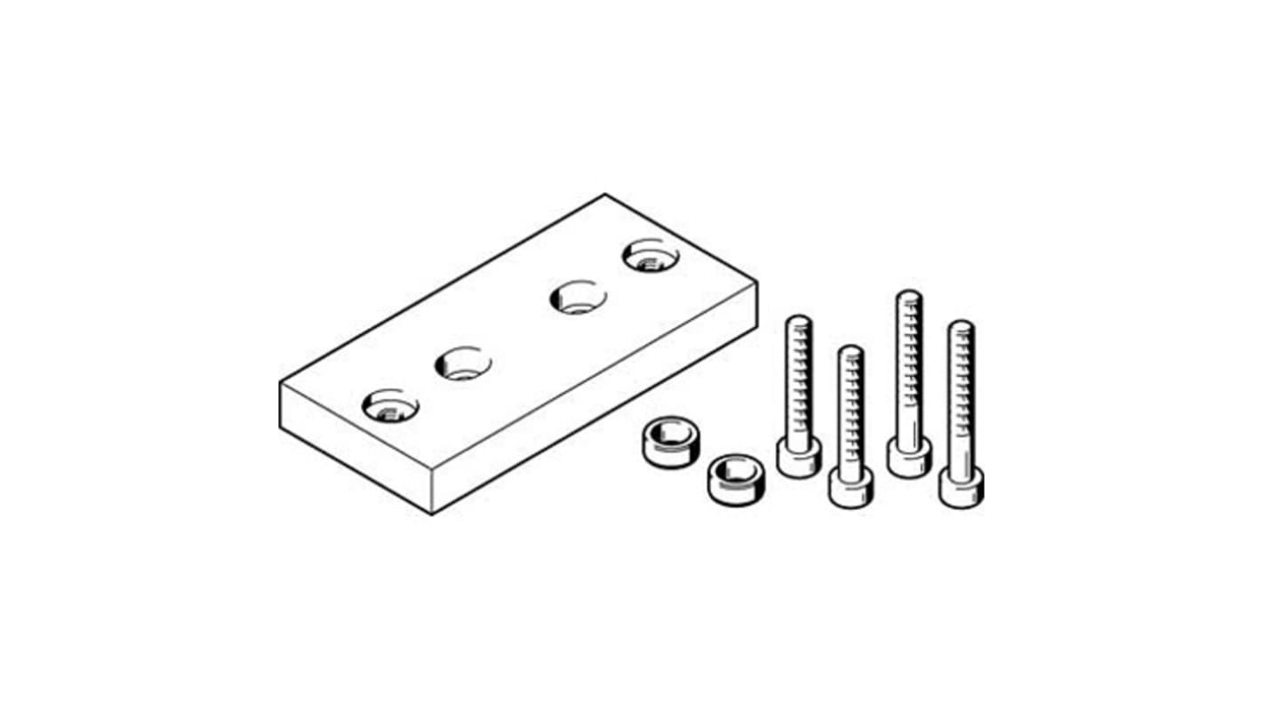 Festo Adapter HAPG-SD2-45, For Use With Pneumatic Cylinder & Actuator