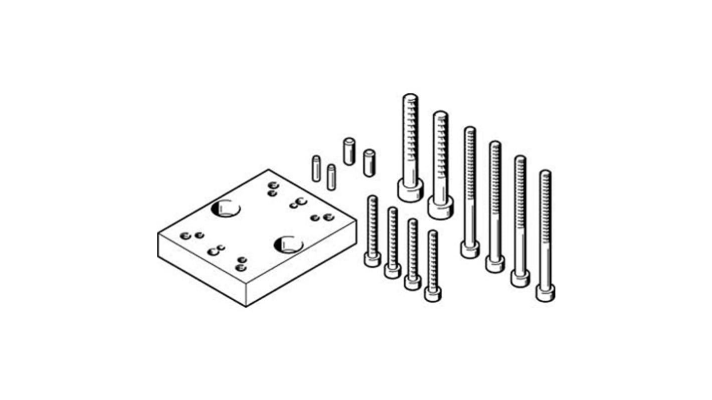 Festo Adapter HAPG-SD2-47, For Use With Pneumatic Cylinder & Actuator