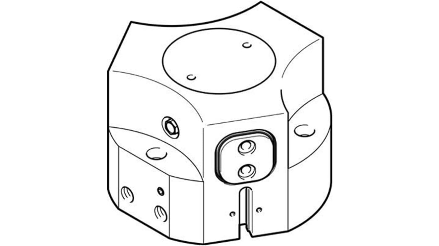 Festo HGDD Pneumatikgreifer, Zweifach-Ausführung, 3 Greifarme, 8 bar max.