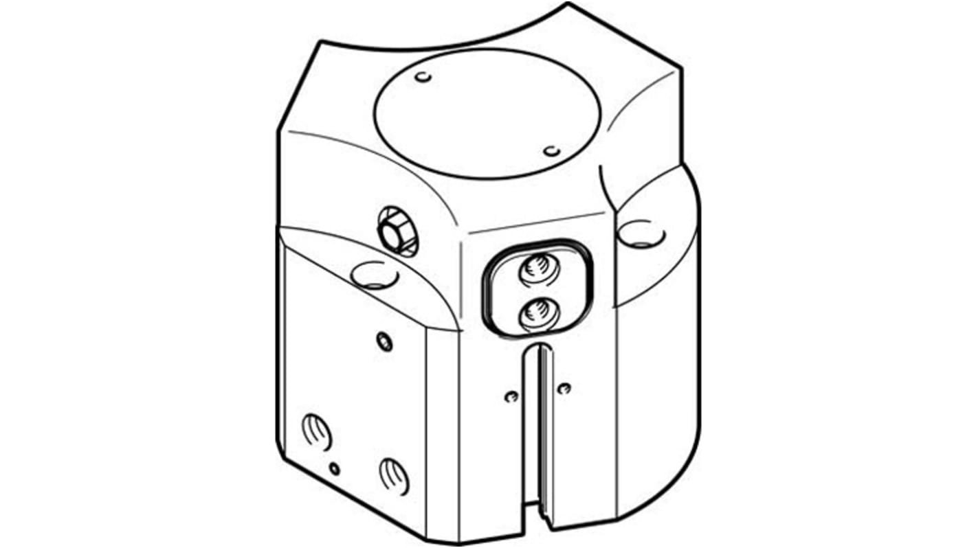 Festo HGDD Pneumatikgreifer, Zweifach-Ausführung, 3 Greifarme, Parallel, 8 bar max.