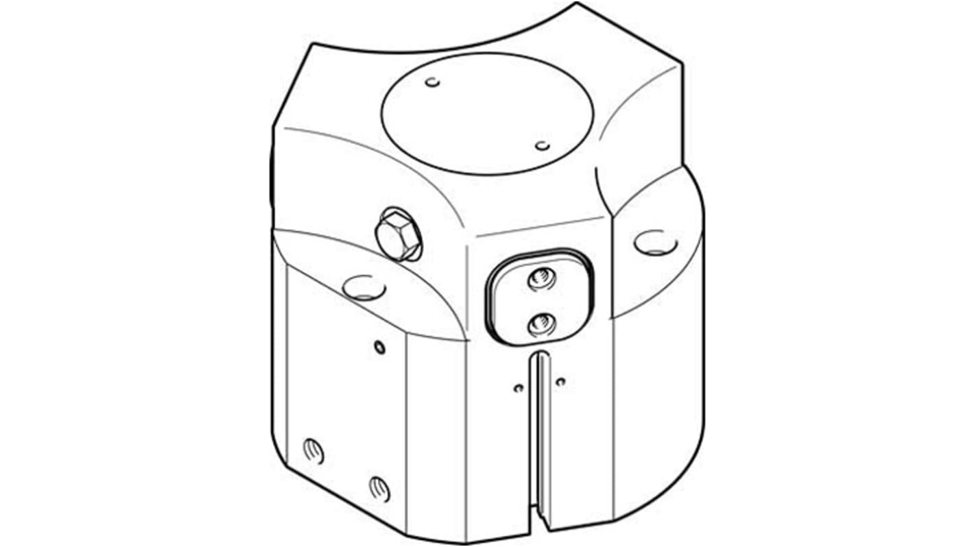 Festo 3 Finger Double Action Pneumatic Gripper, HGDD-80-A-G2, Parallel Gripping Type