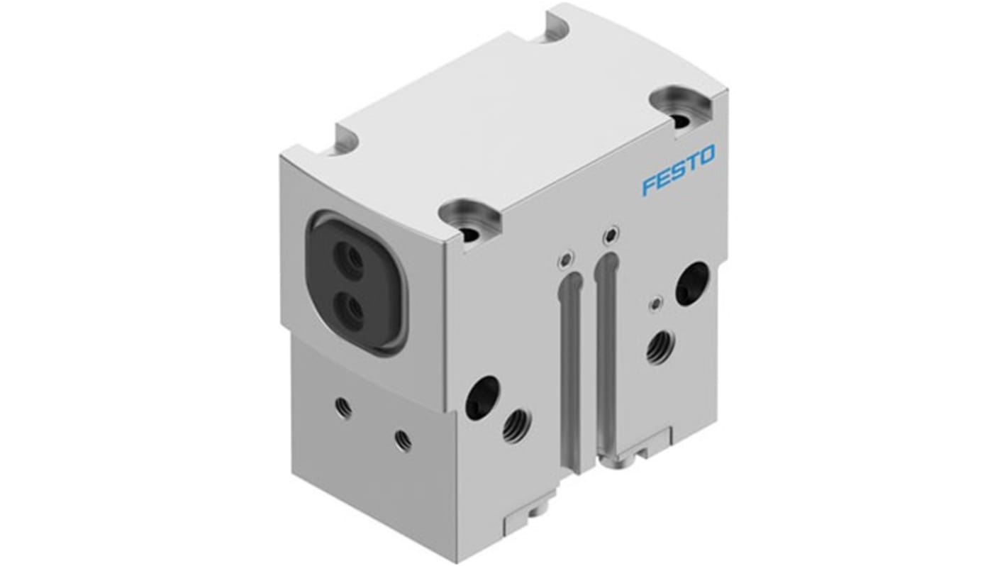 Festo 2 Finger Double Action Pneumatic Gripper, HGPD-20-A-G2, Parallel Gripping Type