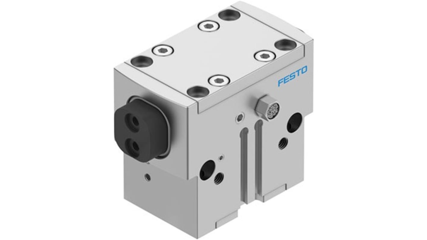 Festo 2 Finger Double Action Pneumatic Gripper, HGPD-25-A-G1, Parallel Gripping Type