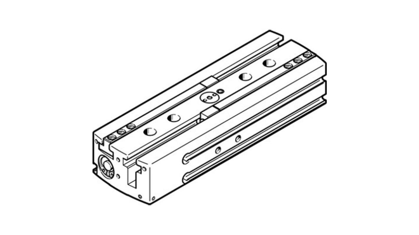 Festo 2 Finger Double Action Pneumatic Gripper, HGPL-14-60-A-B, Parallel Gripping Type