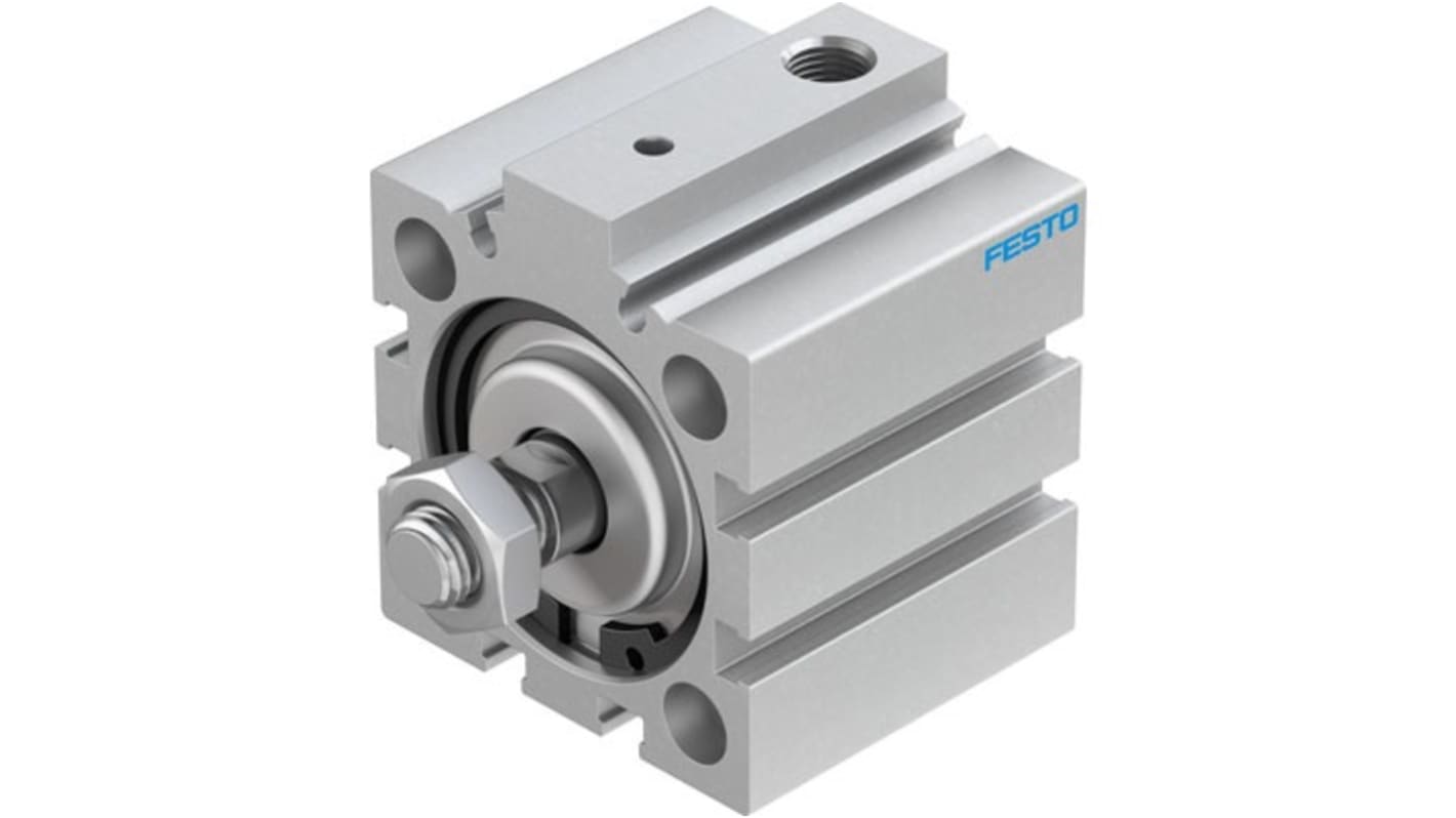 Festo Pneumatic Piston Rod Cylinder - 188228, 40mm Bore, 10mm Stroke, AEVC Series, Single Acting