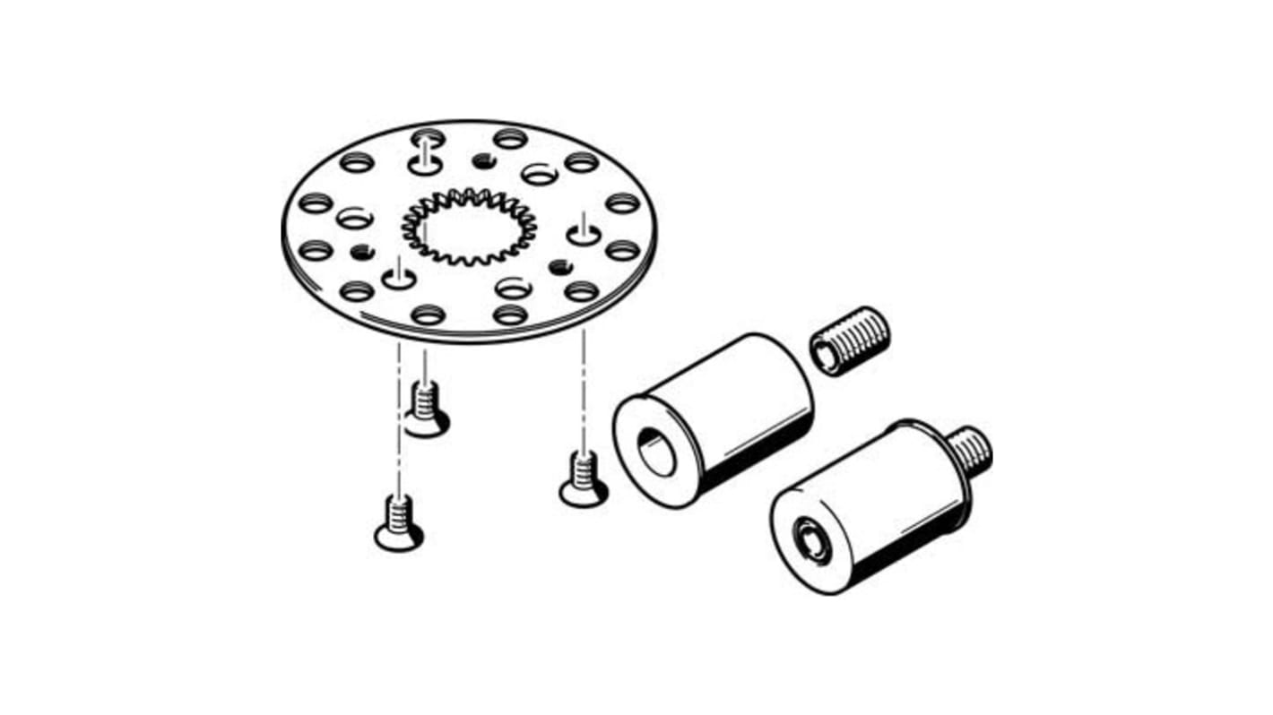 Verbindungskit zur Verwendung mit Pneumatikzylinder und Aktuatoren