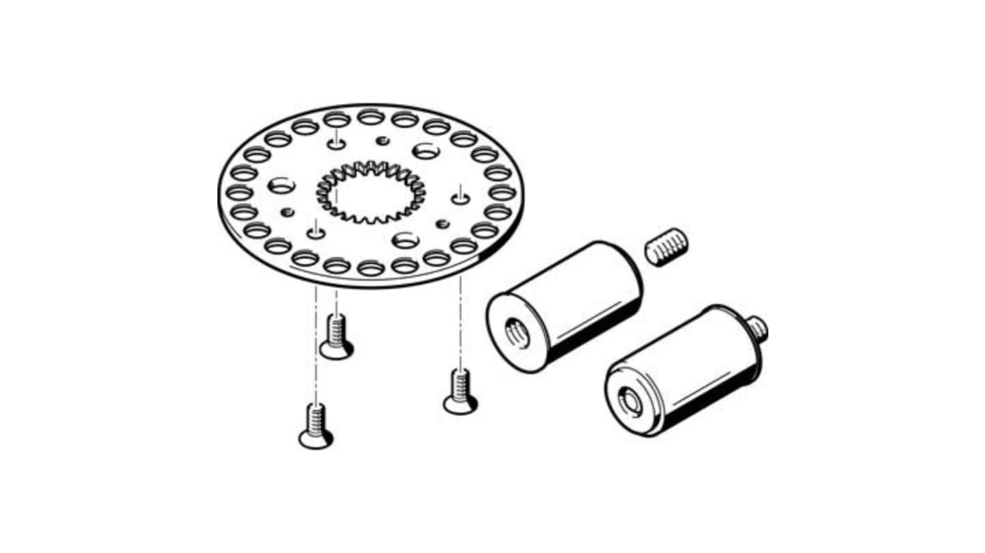 Festo Connection Kit DADM-CK-90-24, For Use With Pneumatic Cylinder & Actuator