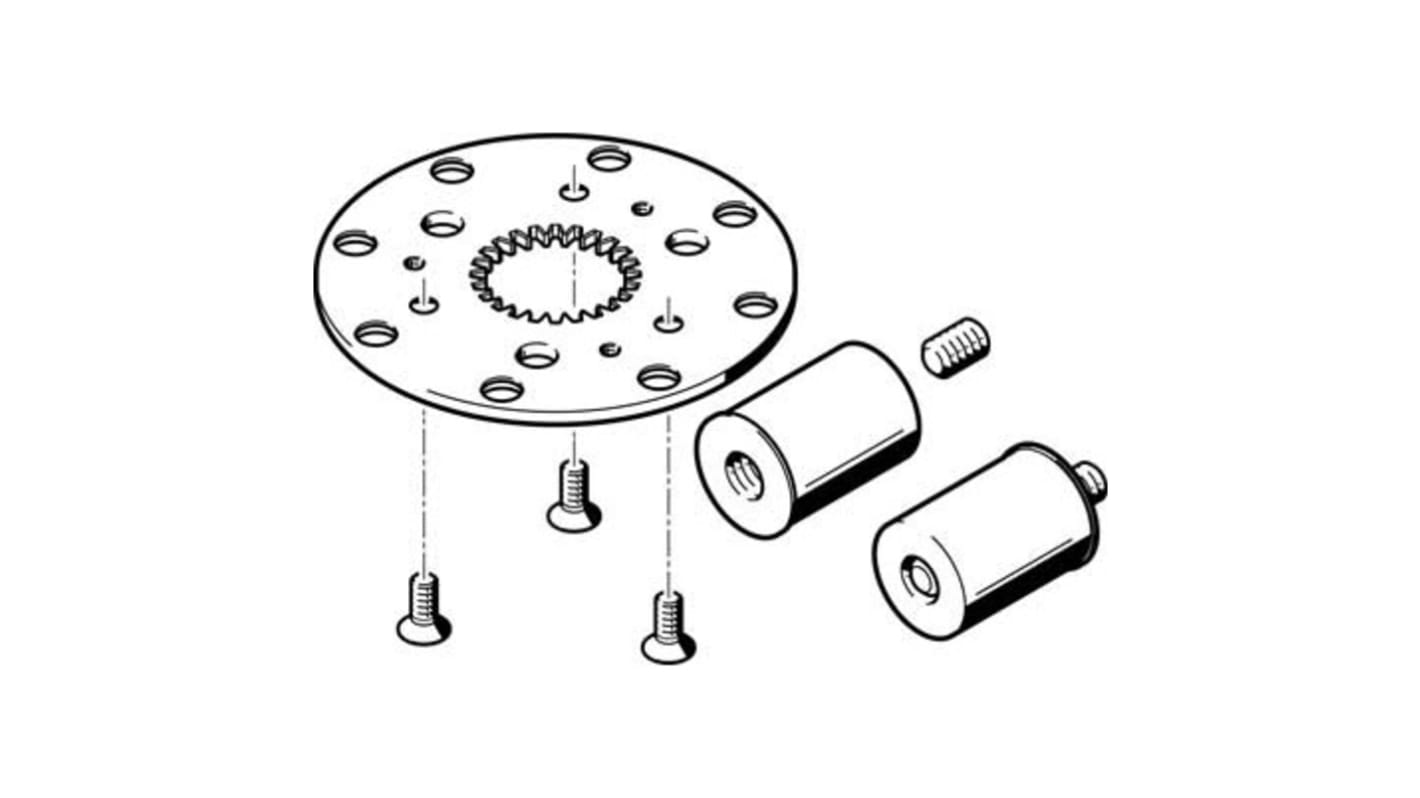 Kit de conexión Festo DADM-CK-90-8, For Use With Kit de indexación