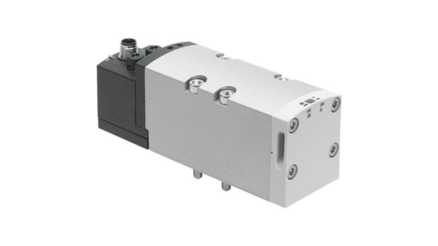 Elettrovalvole per pneumatica Festo, G 3/8, funzione 5/2 Double Solenoid, azionamento Elettrico, 24V cc