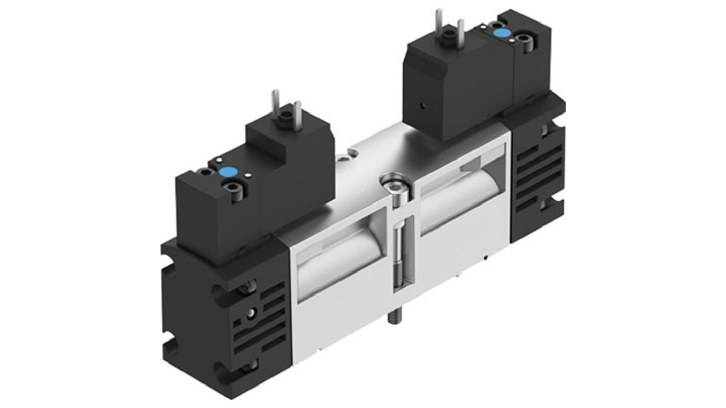 Festo VSVA Pneumatik-Magnetventil 2X3/2-Way, Monostable, Open G1/4, Elektrisch-betätigt 24V dc