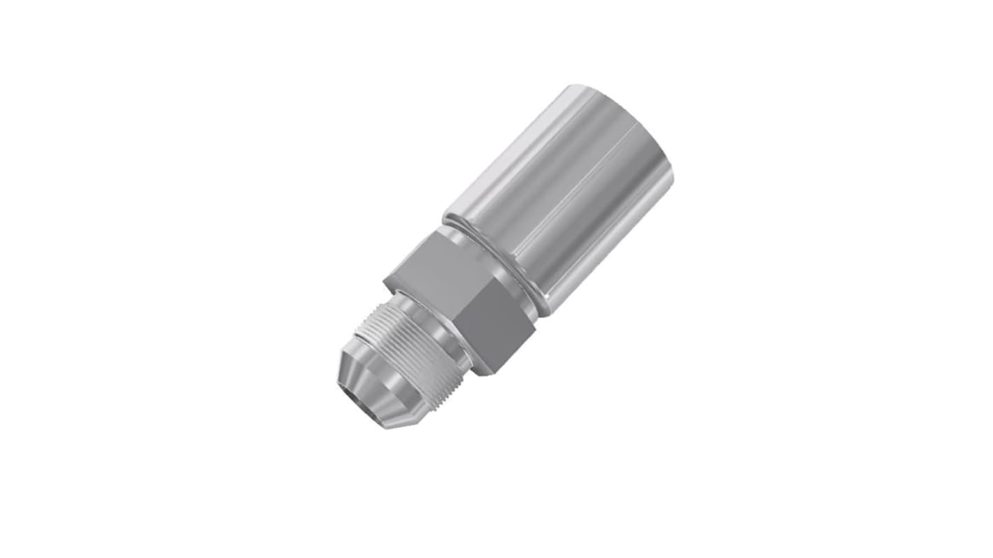 Racor hidráulico, Parker, 10348-4-4, Connector A 1/4 in, Connector B Macho 7/16-20 in