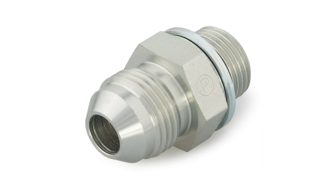 Parker Hydraulic Male Stud 1/2 in Male to BSPP 1/2-14 Male, 8-8F4OMXS