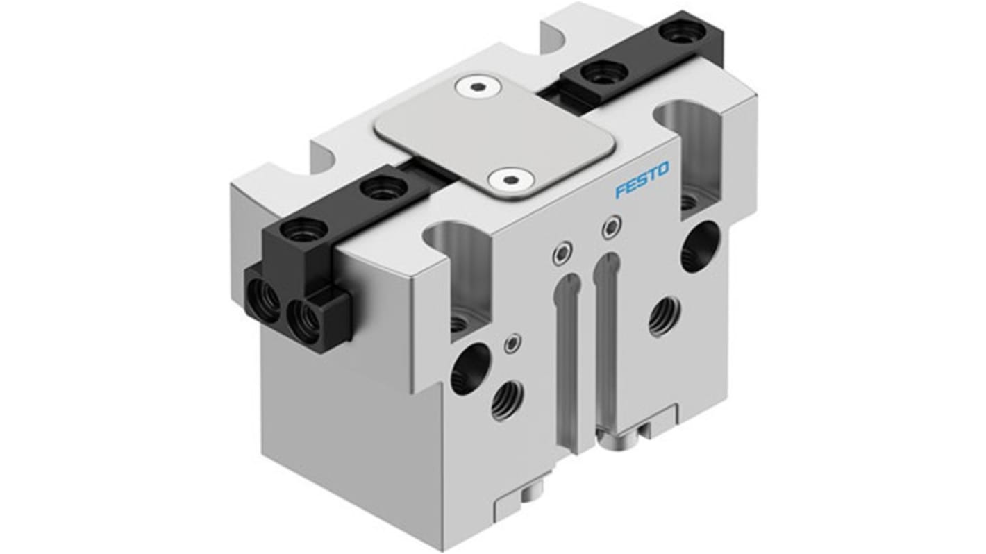 Festo 2 Finger Double Action Pneumatic Gripper, HGPT-20-A-B-F-G1, Parallel Gripping Type