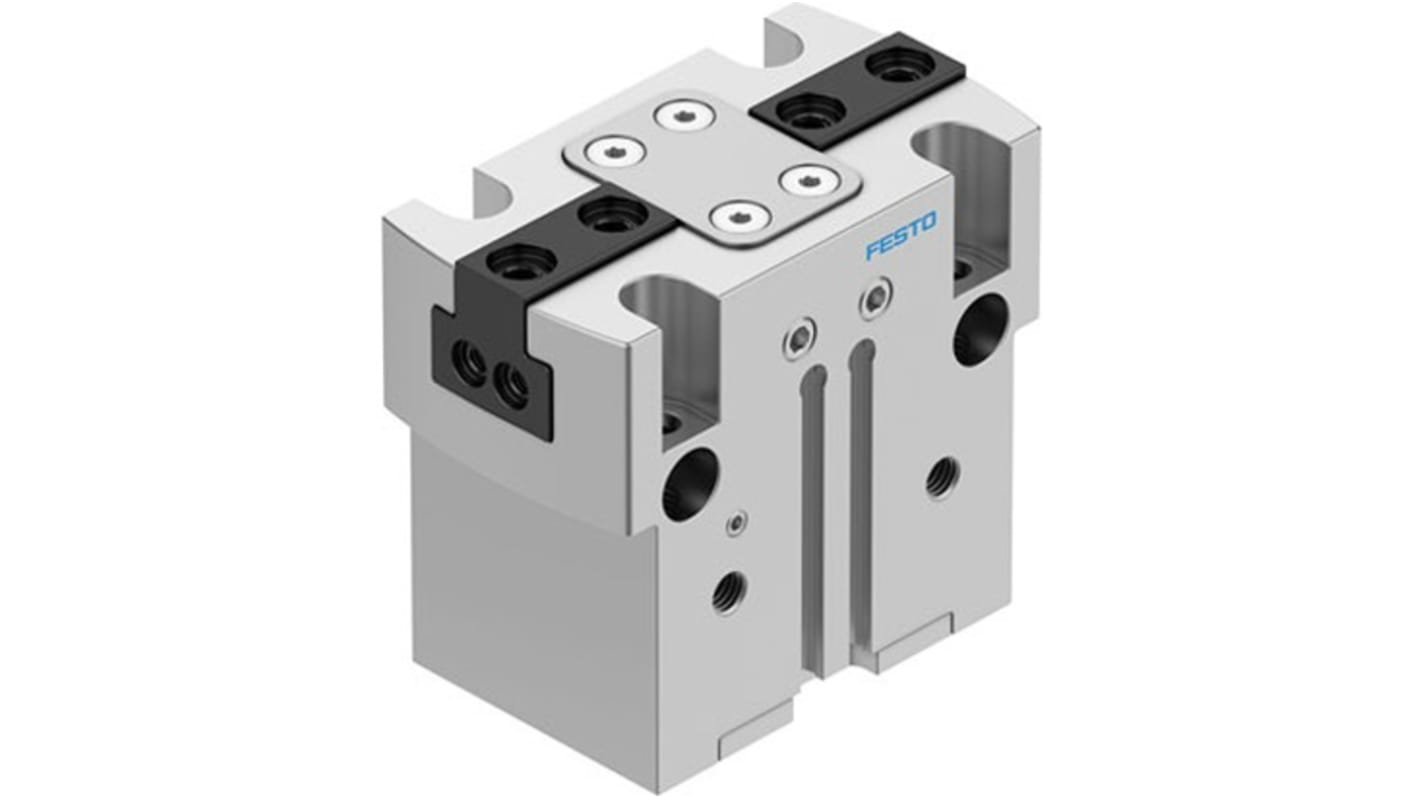 Festo 2 Finger Double Action Pneumatic Gripper, HGPT-25-A-B-F-G2, Parallel Gripping Type