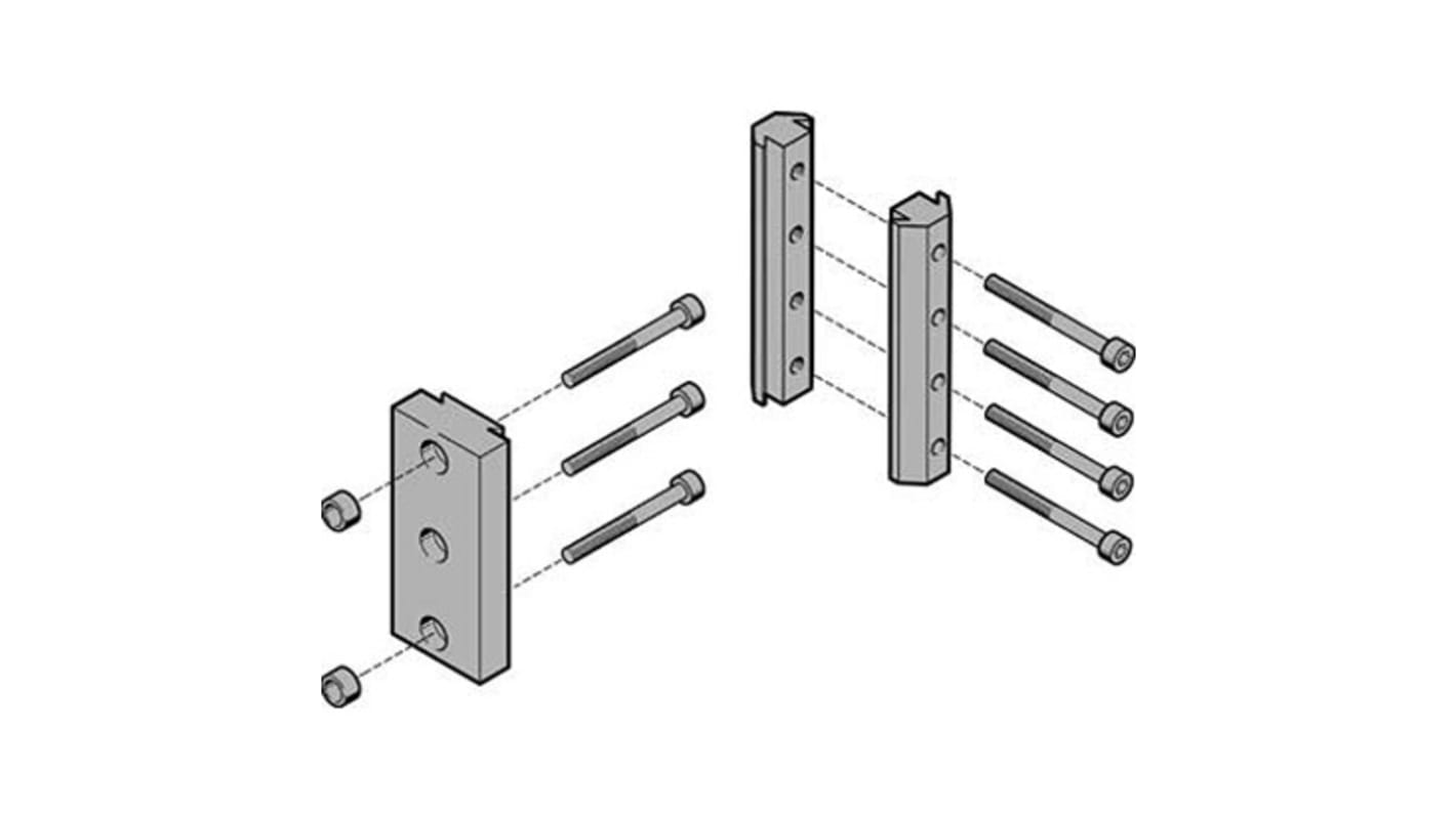 Festo Adapter HMSV-34 zur Verwendung mit Pneumatikzylinder und Aktuatoren