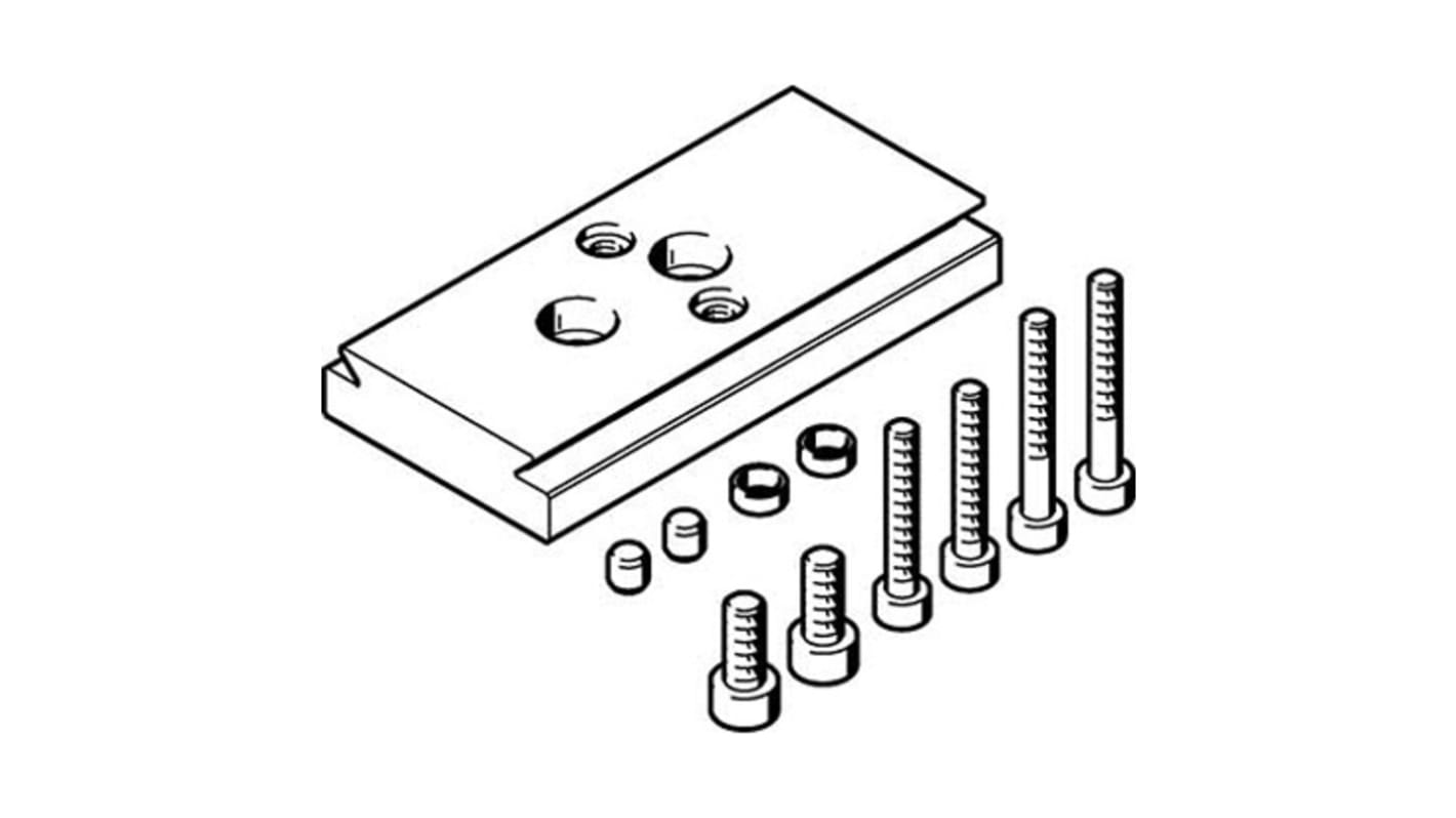 Adaptador Festo HMSV-41, For Use With Cilindros neumáticos y actuador