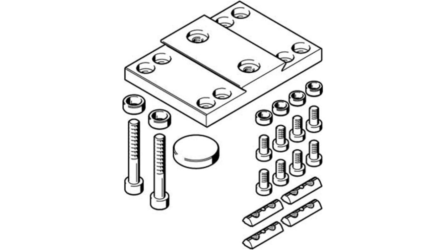 Festo Adapter HMSV-45, For Use With Pneumatic Cylinder & Actuator