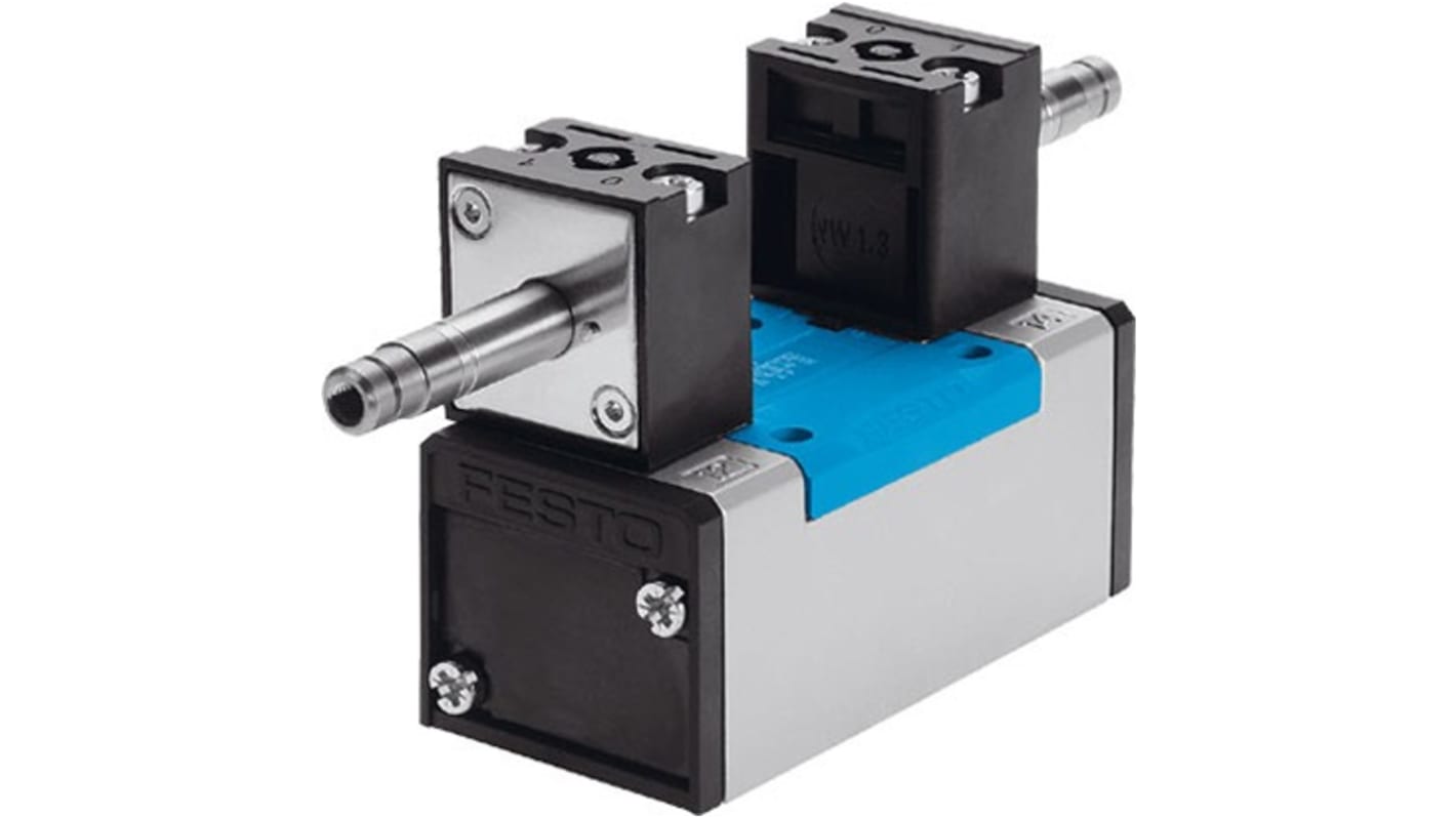 Válvula de control de accionamiento piloto de solenoide neumática Festo, Serie JMN1DH, Rosca G 3/8, Función 5/2-Way,