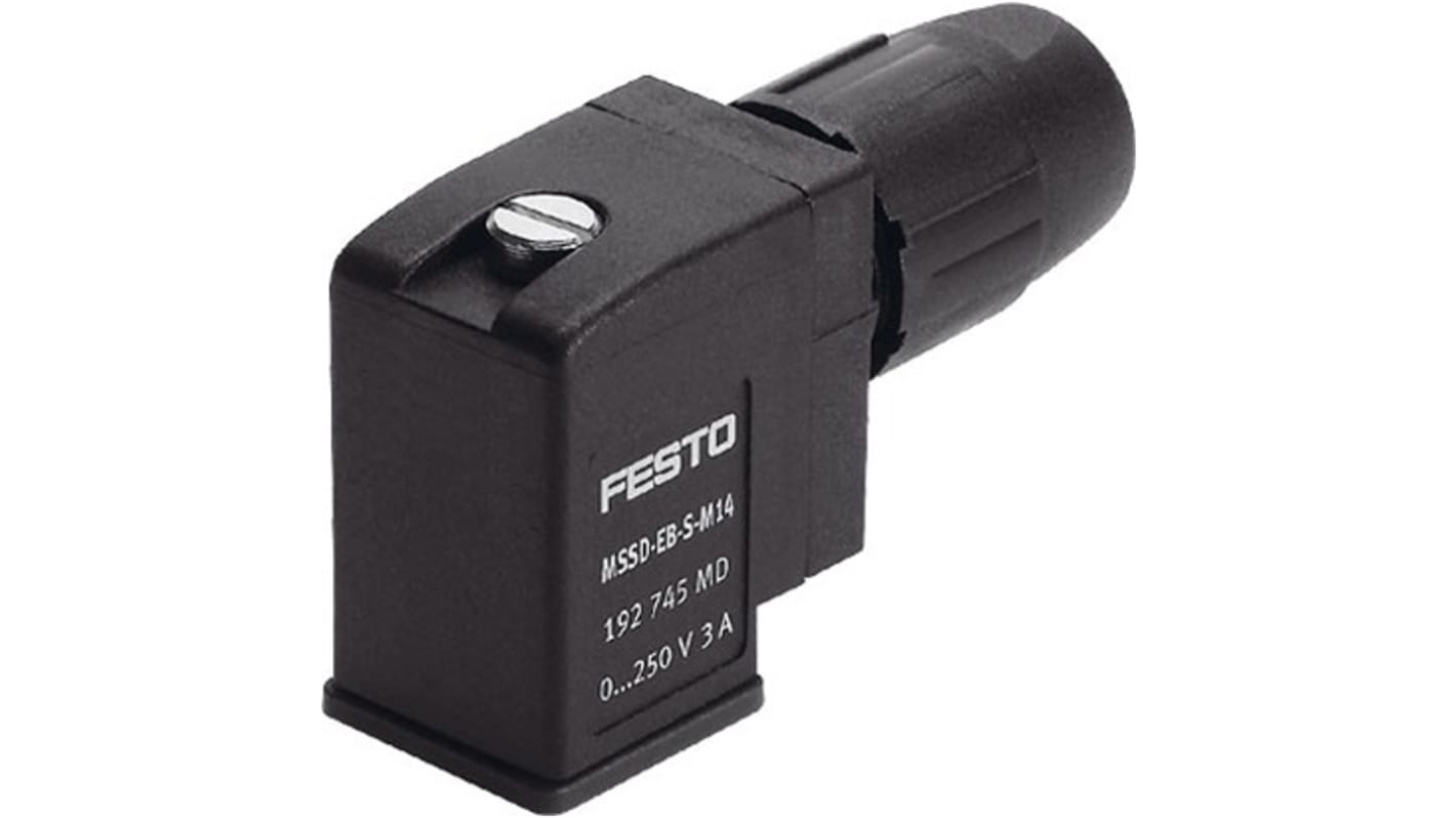 Adaptador de válvula de solenoide Festo, MSSD-EB-S-M14