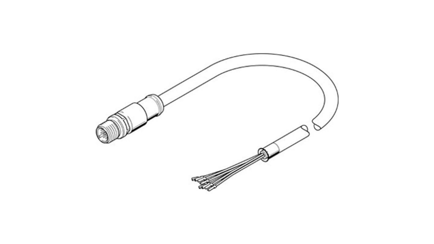 Cable Festo NEBS, 0 → 30 V, para usar con Sensor de presión