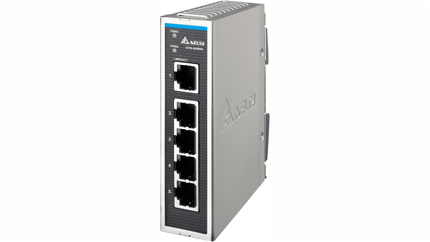 Switch Ethernet Delta Electronics, 5 RJ45