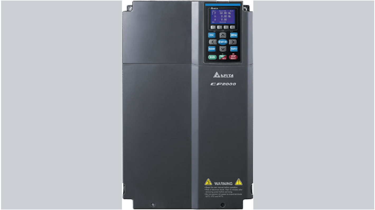 Delta Electronics CP2000 3-Phasen Drehzahlgeregelter Antrieb 30 kW 460 V / 60/45 A