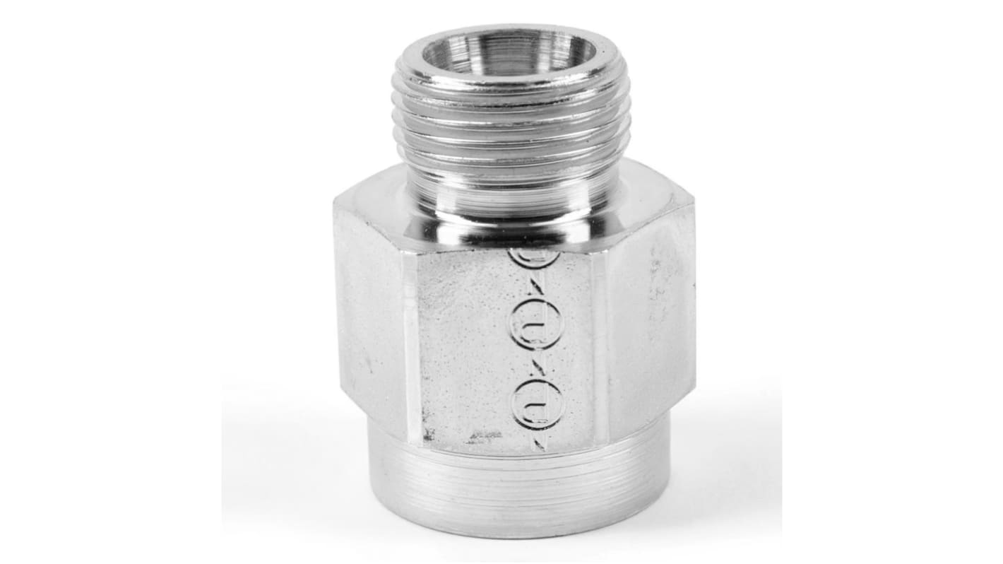 Parker Adapter, 24° Cone Male, G 1/4 Female, 400 bar max