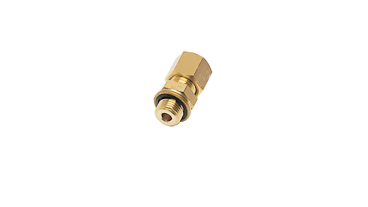 Legris Brass Pipe Fitting, Straight Push Fit Compression Olive, Male BSPP G3/4in 3/4in 8mm