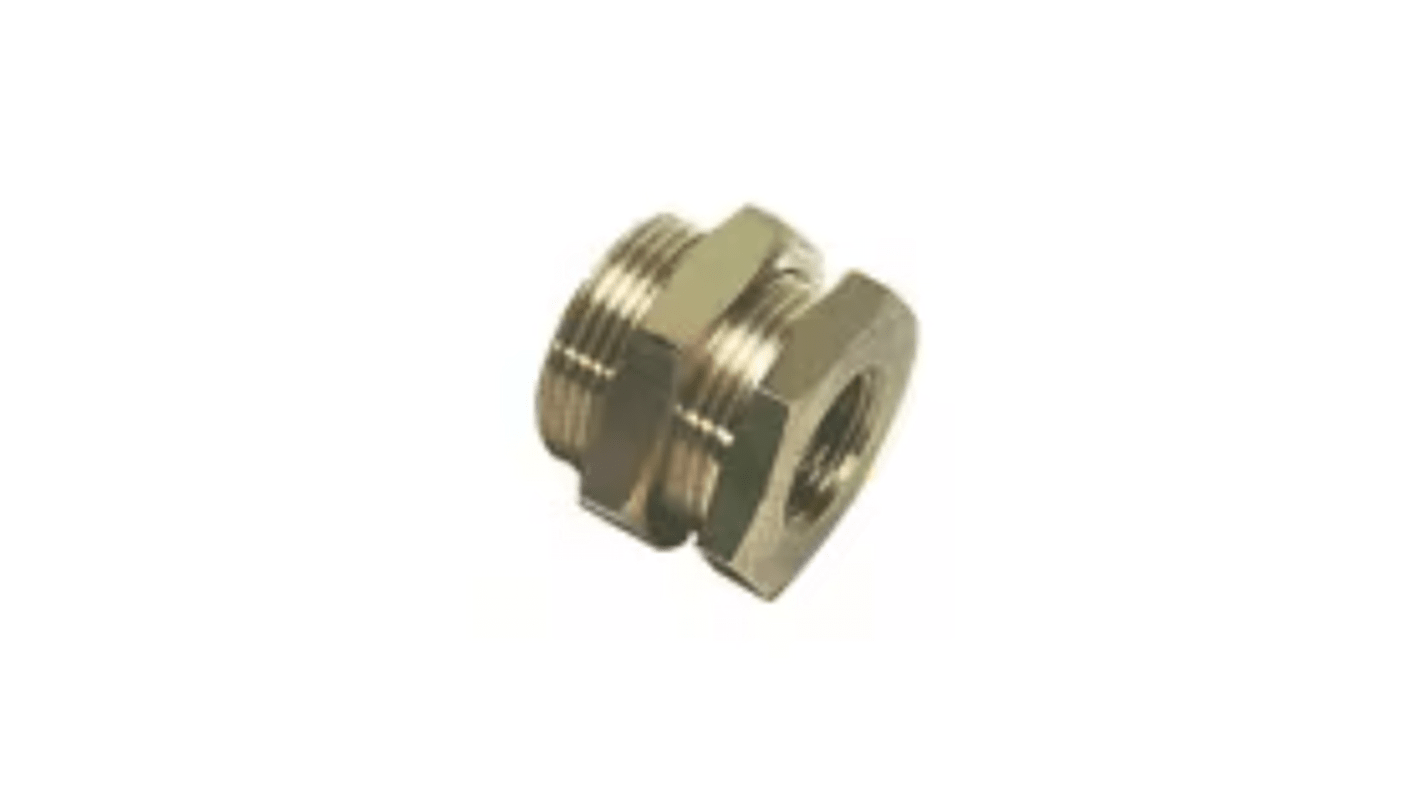 FEM BULKHEAD FITTING 1/8" BSPP