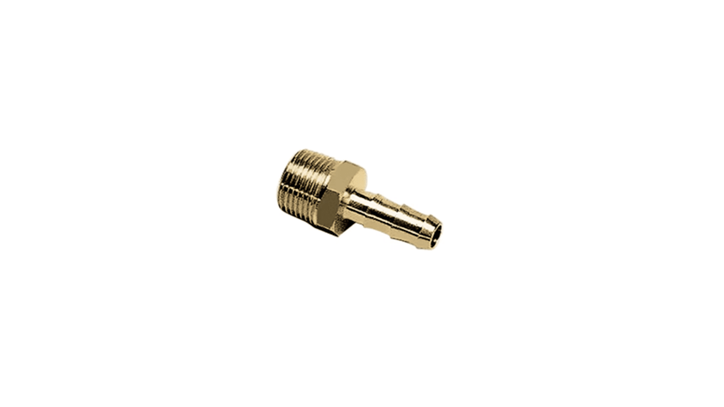 Legris Brass Pipe Fitting, Straight Push Fit Adapter 1in BSPT 1in 32mm