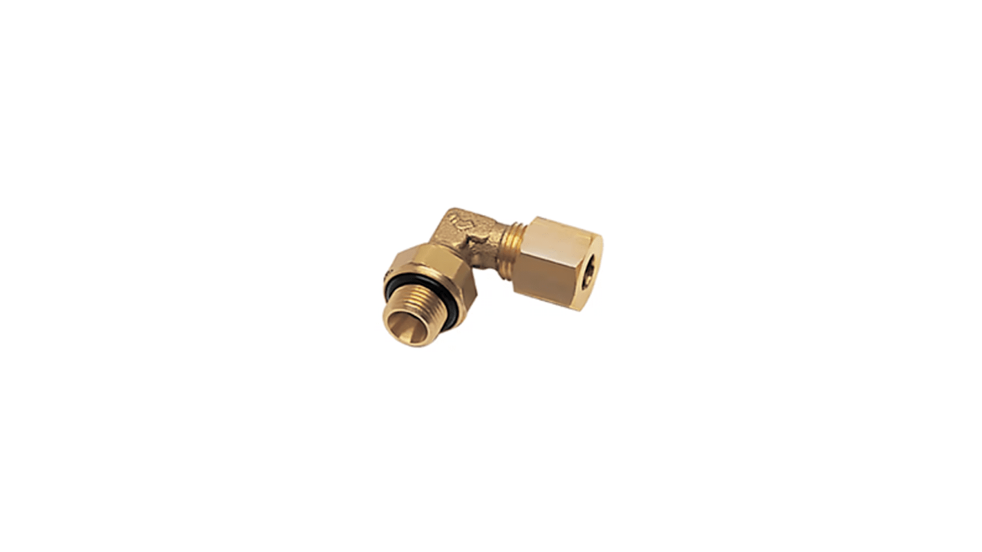 Legris Brass Pipe Fitting, Straight Push Fit, Male BSPP 1/2in 18mm