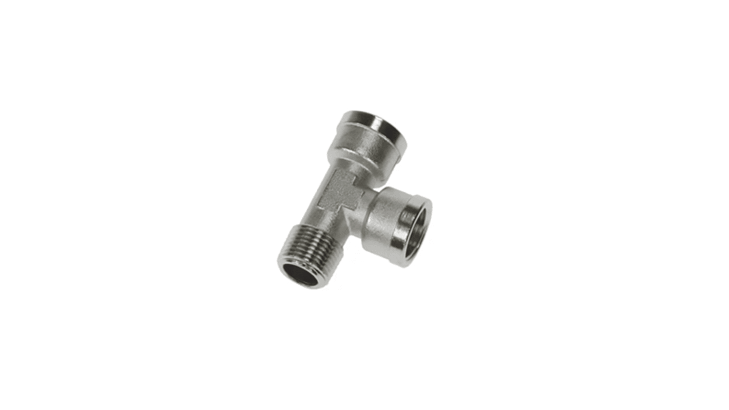 Legris 0917 Series Tee Threaded Adaptor, R 3/8 to G 3/8, 0917 00 17