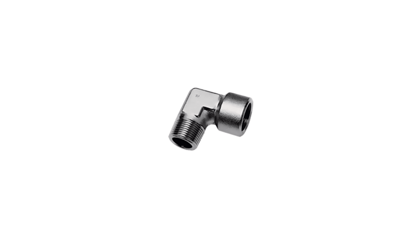 Legris 1844 Series Elbow Threaded Adaptor, R 1/8, 1844 10 10