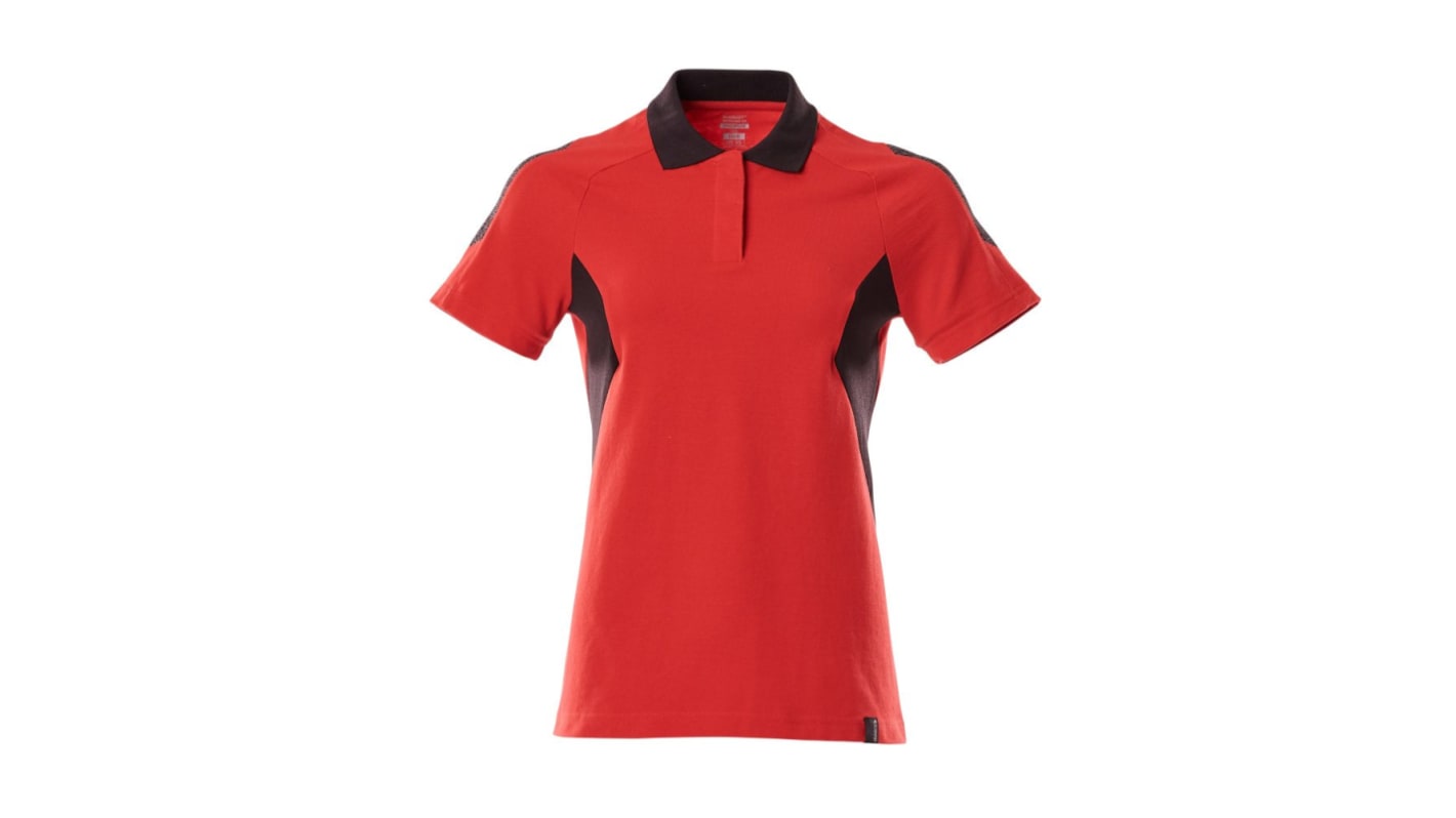 Mascot Workwear 18393-961 Red/Black 40% Polyester, 60% Cotton Polo Shirt, UK- XXL, EUR- XXL