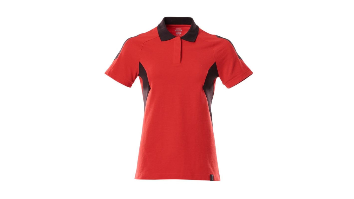 Mascot Workwear 18393-961 Red/Black 40% Polyester, 60% Cotton Polo Shirt, UK- M