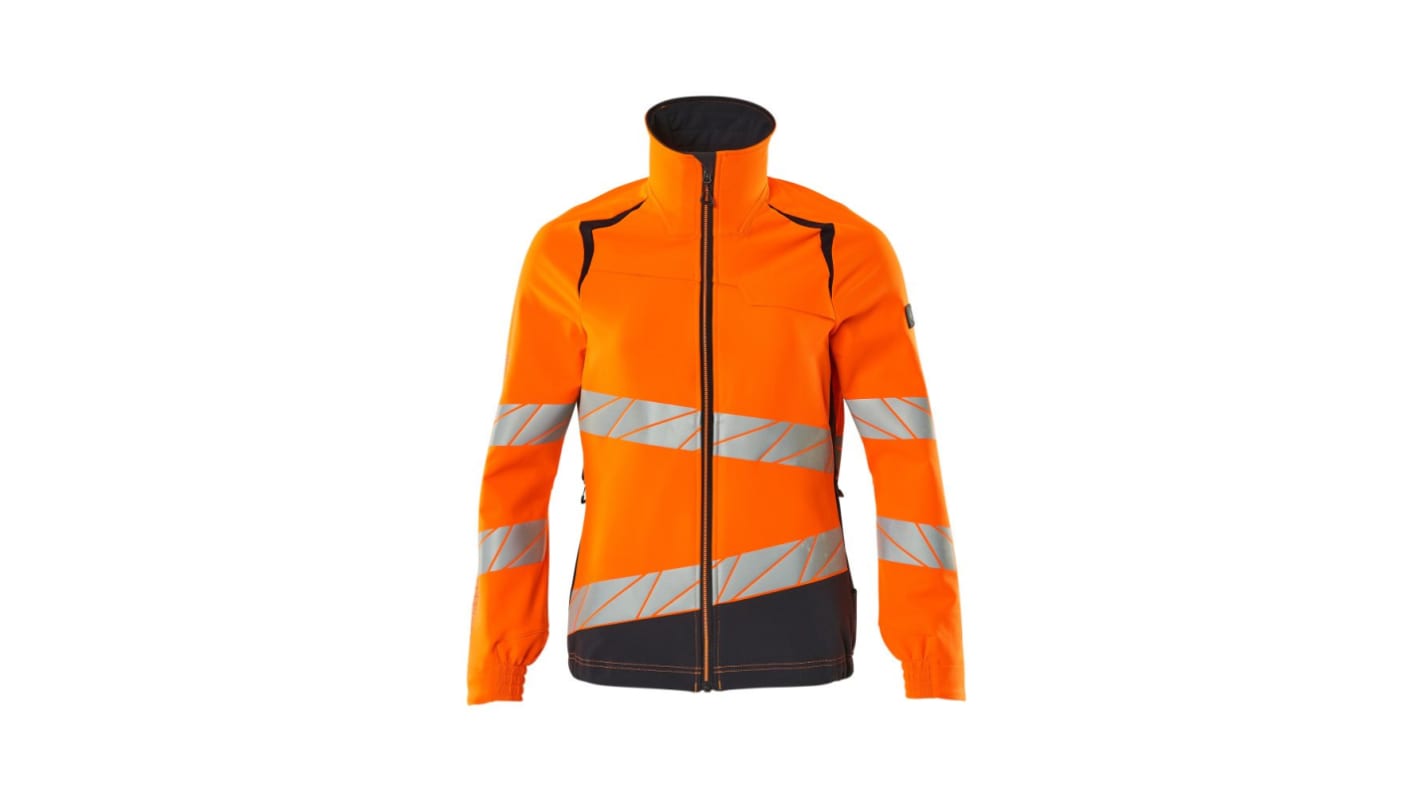 Chaqueta alta visibilidad Unisex Mascot Workwear de color Naranja/azul marino, talla XXL