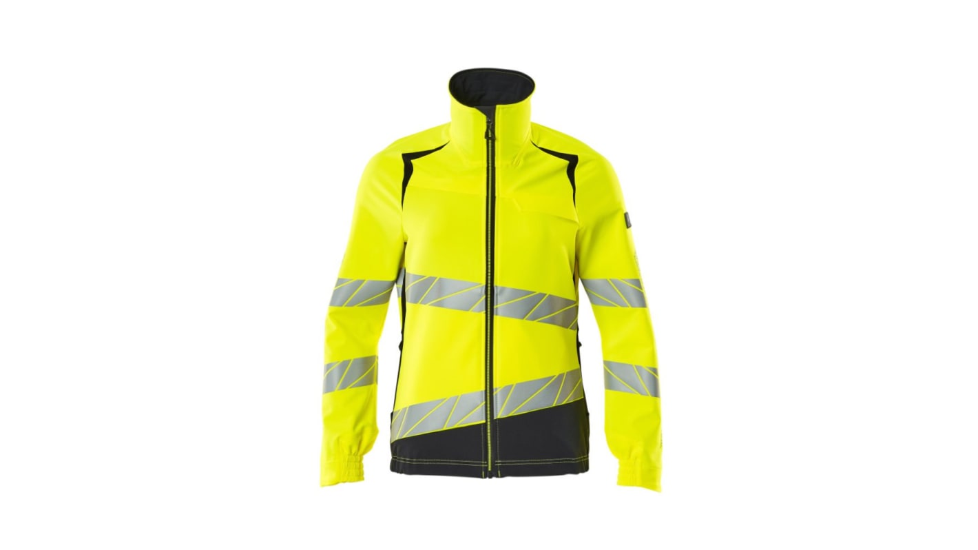 Chaqueta alta visibilidad Unisex Mascot Workwear de color Amarillo/Azul marino, talla XXL