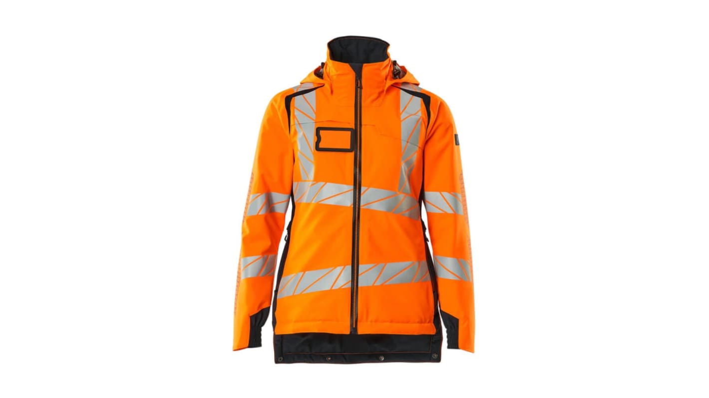 Chaqueta alta visibilidad Unisex Mascot Workwear de color Naranja/azul marino, talla 4XL