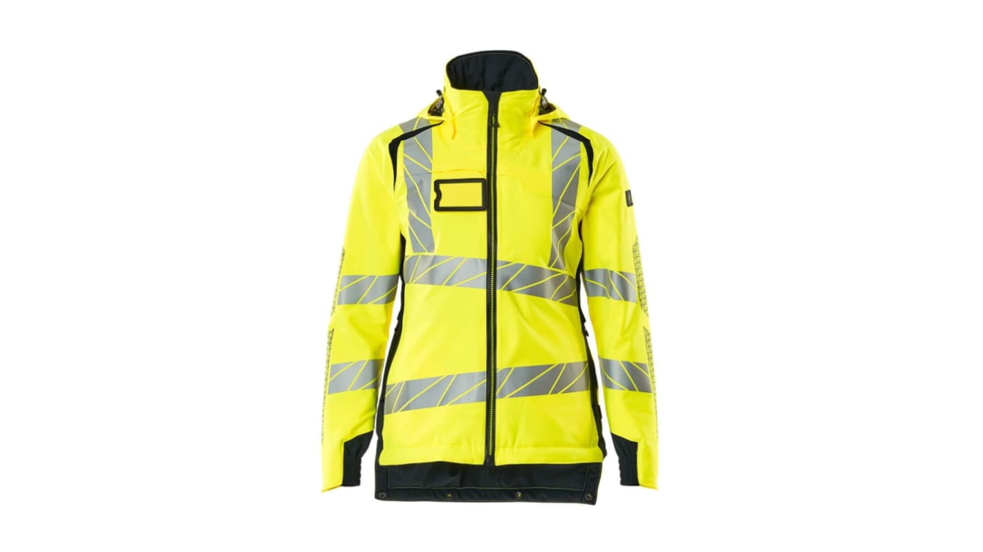 Mascot Workwear 19045-449 Yellow/Navy Unisex Hi Vis Jacket, XXL