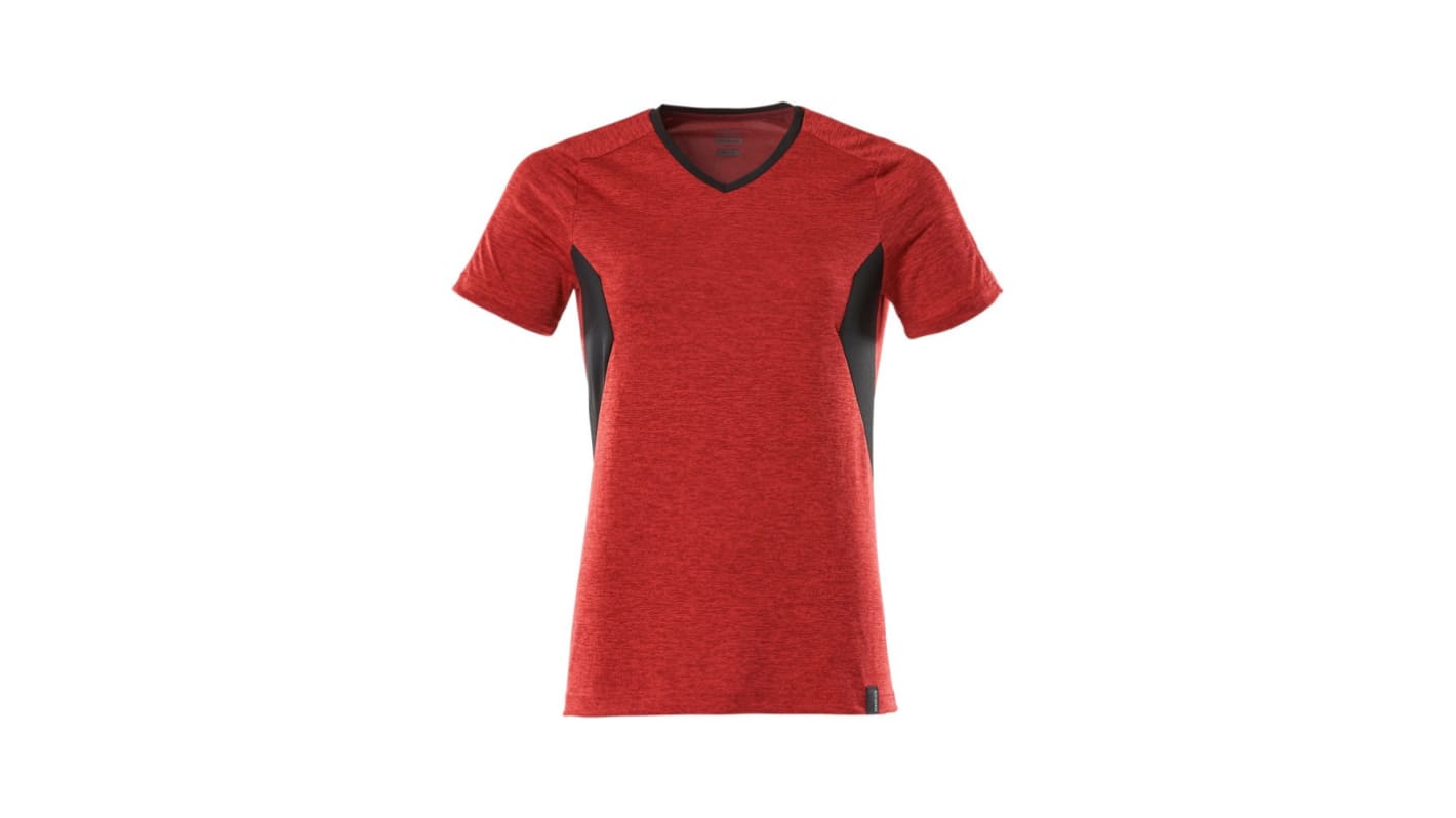 Mascot Workwear Red/Black 45% Polyester, 55% Coolmax Pro Short Sleeve T-Shirt, UK- XXL, EUR- XXL