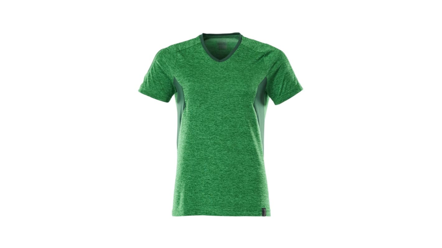 Mascot Workwear Green 45% Polyester, 55% Coolmax Pro Short Sleeve T-Shirt, UK- 4XL