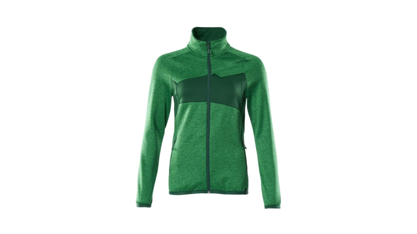 Chaqueta polar Mascot Workwear de color Verde, talla M, para , Unisex, serie 18153-316, 6 % de elastano, 94 % poliéster