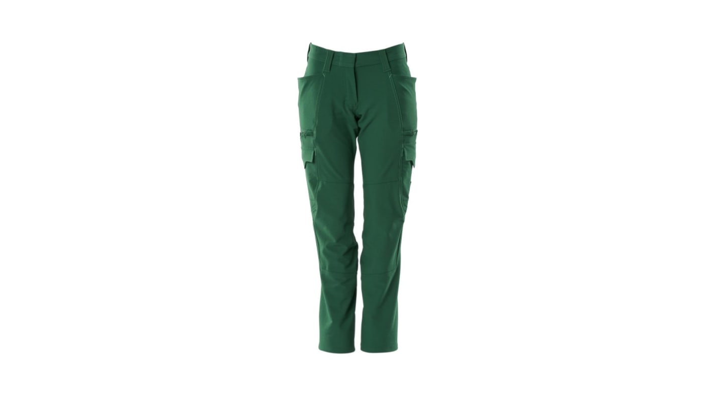 Mascot Workwear 18178-511 Green 12% Elastolefin, 88% Polyester Lightweight, Water Repellent Trousers 31in, 78cm Waist