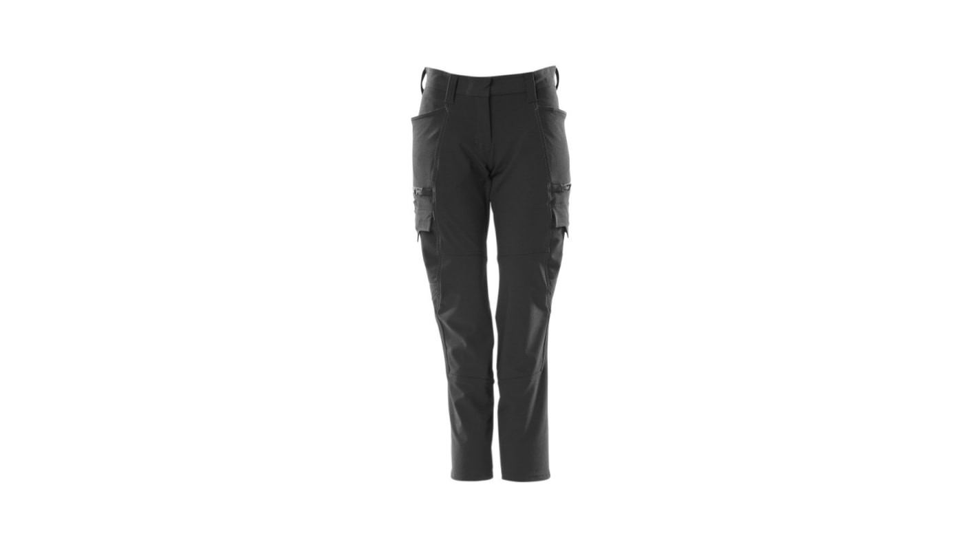 Mascot Workwear 18178-511 Black 's 12% Elastolefin, 88% Polyester Lightweight, Water Repellent Trousers 39in, 98cm Waist