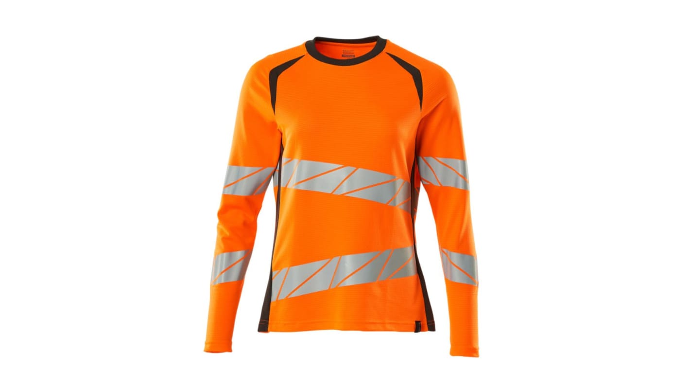 T-Shirt haute visibilité manches longues Mascot Workwear 19091-771, Orange, Unisexe