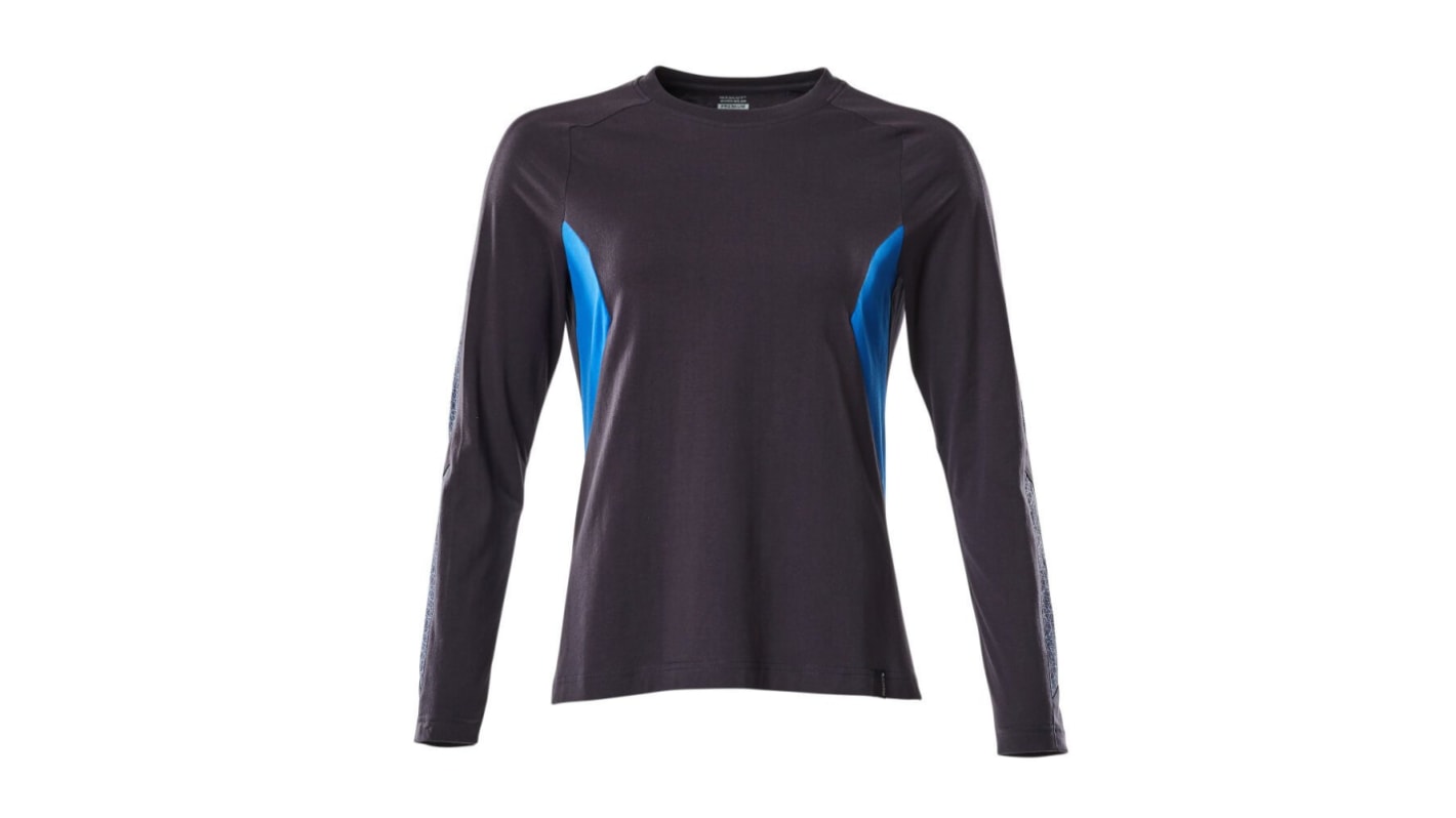 Mascot Workwear Dark Navy 40% Polyester, 60% Cotton Long Sleeve T-Shirt, UK- 3XL