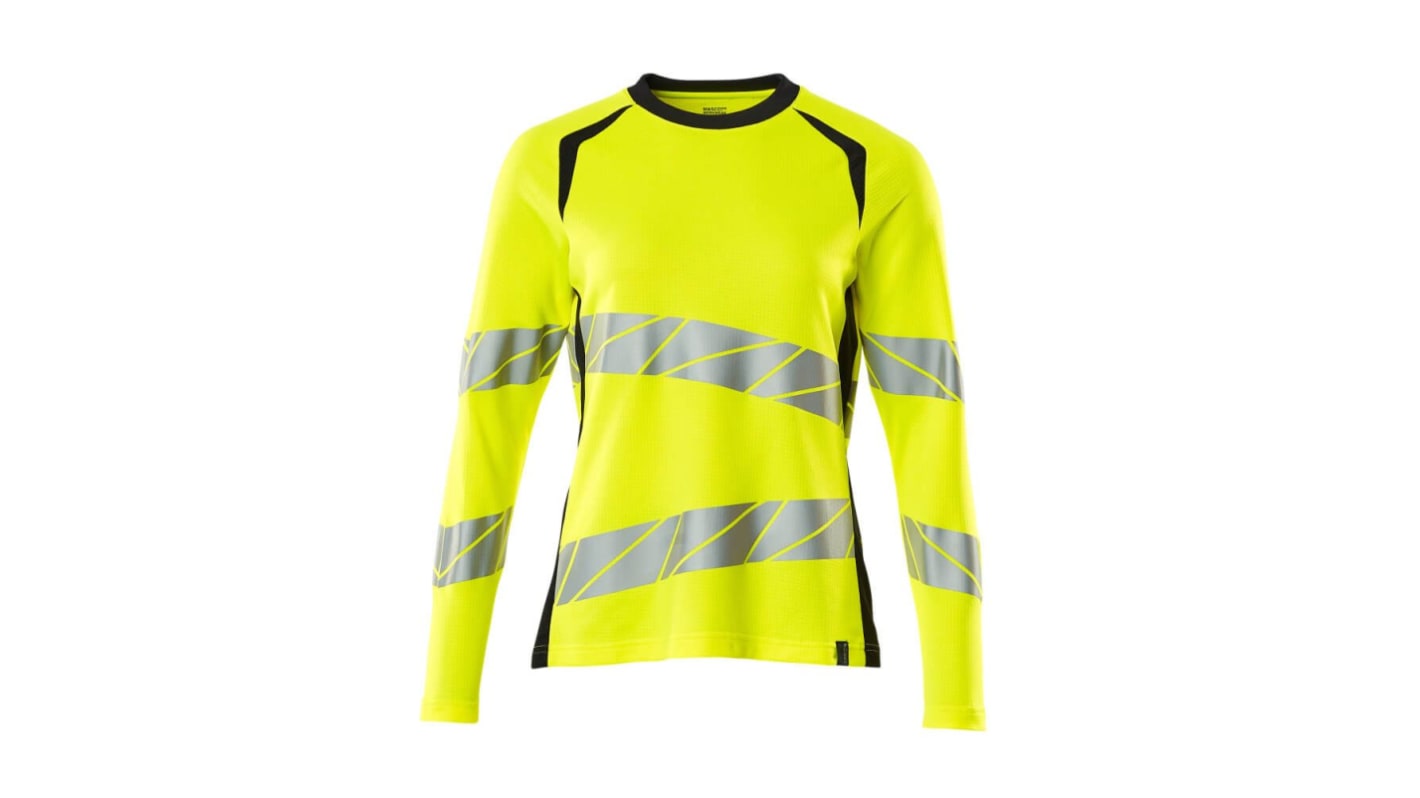 Mascot Workwear 19091-771 Yellow/Navy Unisex Hi Vis T-Shirt, L