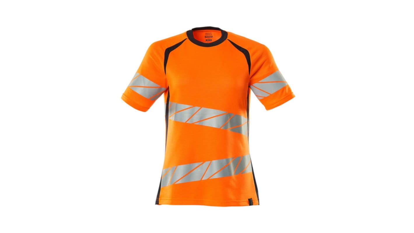 Mascot Workwear 19092-771 Orange/Navy Unisex Hi Vis T-Shirt, XXL